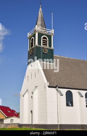 Texel, Niederlande. August 2022. Die Seemannskirche in Oudeschild auf der Insel Texel. Hochwertige Fotos Stockfoto