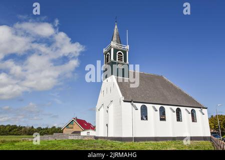 Texel, Niederlande. August 2022. Die Seemannskirche in Oudeschild auf der Insel Texel. Hochwertige Fotos Stockfoto