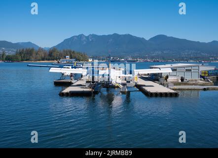 Harbour Air Wasserflugzeuge, Vancouver, Kanada Stockfoto