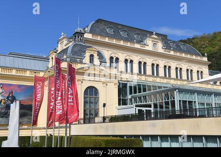 Blick auf das Casino in der Kurstadt Baden bei Wien, Niederösterreich, Österreich Stockfoto