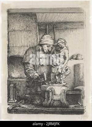 Der Goldschmied., 1655, Niederlande, von Rembrandt van Rijn. Geschenk von Bischof Monrad, 1869. Stockfoto