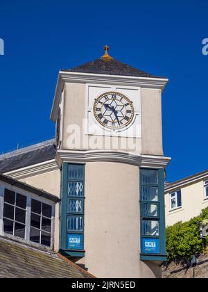 Clock Tower, Falmouth Art Gallery, Falmouth, Cornwall, England, GB, GB. Stockfoto