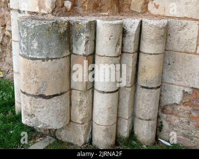 Site archéologique de Déols, Indre, Frankreich Stockfoto