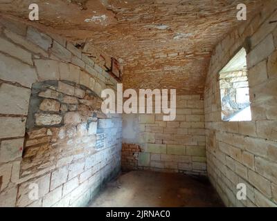 Site archéologique de Déols, Indre, Frankreich Stockfoto