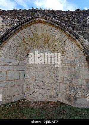 Site archéologique de Déols, Indre, Frankreich Stockfoto