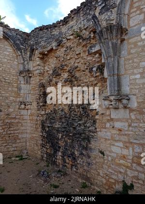 Site archéologique de Déols, Indre, Frankreich Stockfoto