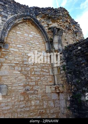 Site archéologique de Déols, Indre, Frankreich Stockfoto