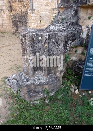 Site archéologique de Déols, Indre, Frankreich Stockfoto