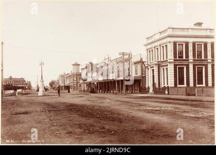 Palmerston North, um 1904, Dunedin, von Muir & Moodie. Stockfoto
