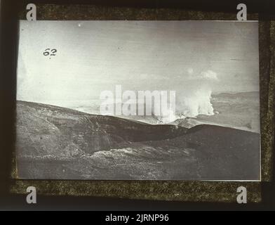 Mount Tarawera Eruption : ohne Titel, um 1886, Bay of Plenty, Hersteller unbekannt. Geschenk von J Hector, 1951. Stockfoto