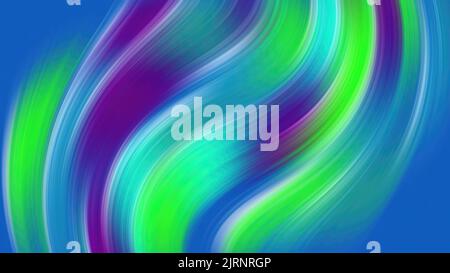 Ein abstrakter Hintergrund mit Farbverlauf in Blau- und Grüntönen Stockfoto