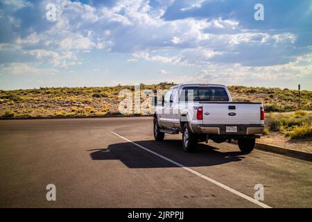Das berühmte Geländefahrzeug von Ford im Petrified Forest National Park Stockfoto