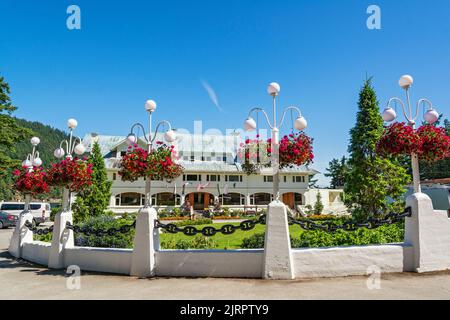 Washington, San Juan Islands, Orcas Island, Rosario Resort & Spa, Moran Mansion, erbaut 1906-09 Stockfoto