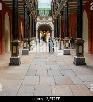 Arkade, Altstadt, Rathaus Von Stralsund, Mecklenburg-Vorpommern, Deutschland Stockfoto