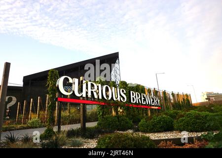 Curious Brewery in Ashford, Kent, Vereinigtes Königreich Stockfoto