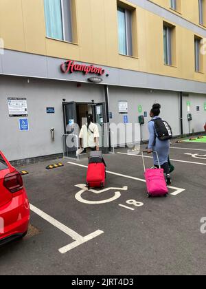 Hampton By Hilton Ashford International, Kent, Großbritannien Stockfoto