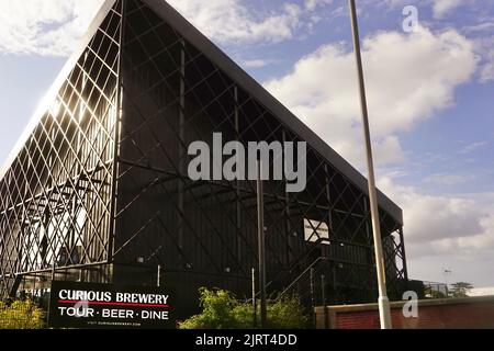 Curious Brewery in Ashford, Kent, Vereinigtes Königreich Stockfoto