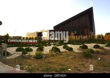 Curious Brewery in Ashford, Kent, Vereinigtes Königreich Stockfoto