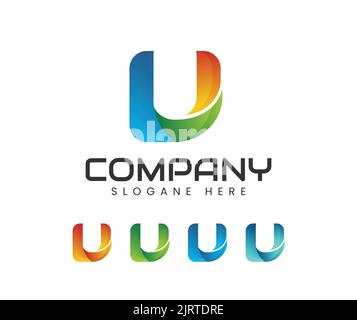 Modernes Design im Anfangsbuchstaben des Logos. Ursprüngliche LU-Buchstabe Logo-Design-Vektor-Vorlage. Abstrakter Buchstabe LU Logo-Design Stock Vektor