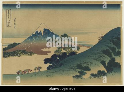 KSh Inumetge (Inume Pass in der Provinz Kai). Aus der Serie: Fugaku sanjuo (36 Ansichten des Fuji-Berges), um 1830-1832, von Katsushika Hokusai, Shozaburo Watanabe. Geschenk von Cedric Savage, 1955. Stockfoto