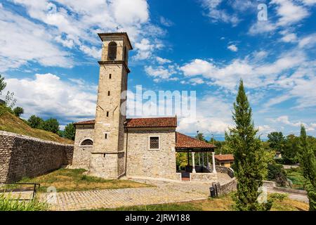 Spilimbergo Stadt. Kleine Kirche (Chiesa della Beata Vergine della Mercede oder dell’Anconica), 1687, Provinz Pordenone, Friaul-Julisch Venetien, Italien. Stockfoto