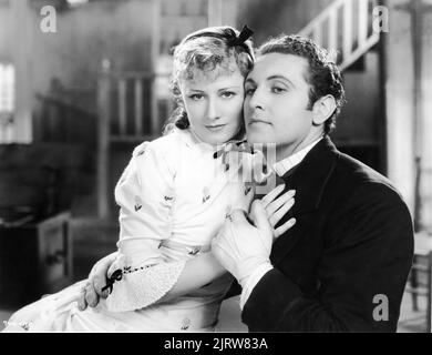 IRENE DUNNE und ALLAN JONES im SHOWBOAT 1936 Regisseur JAMES WHALE Roman Edna Ferber Musik Jerome Kern Texte Oscar Hammerstein II Universal Pictures Stockfoto