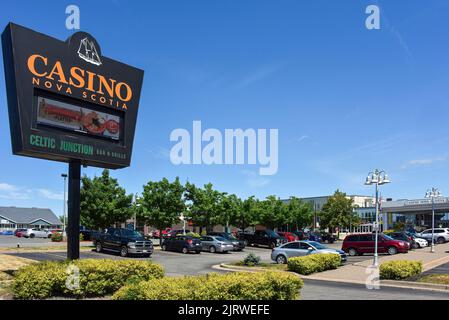 Sydney, Kanada - 6. August 2022: Casino Nova Scotia Sydney Casino, eine Schwester des anderen NS-Casinos in Halifax. Es wurde im Jahr 1995 eröffnet und gebaut Stockfoto