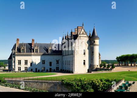 Chateau d'Amboise Frankreich. Stockfoto