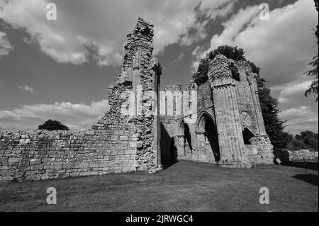 Bayham Old Abbey in Lamberhurst in kent. Stockfoto