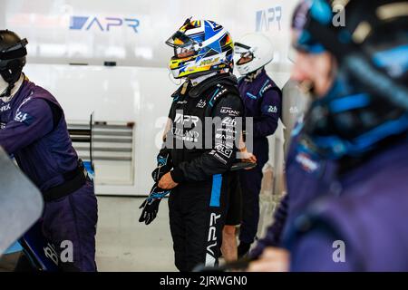 Barcelona, Spanien. 26. August 2022. FALB John (usa), Algarve Pro Racing, Orca 07 - Gibson, Portrait während der 4 Stunden von Barcelona 2022, 4. Runde der 2022 European Le Mans Series auf dem Circuit de Barcelona-Catalunya vom 26. Bis 28. August in Barcelona, Spanien - Photo Xavi Bonilla / DPPI Kredit: DPPI Media/Alamy Live News Stockfoto