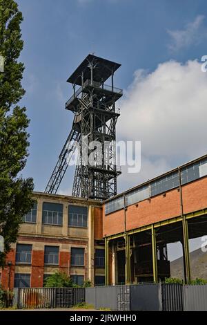 In Loos-en-Gohelle ist die 11/19 Base heute ein Juwel des regionalen Bergbauerbes Stockfoto