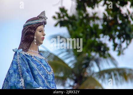 Bild von Iemanjá Outdoor während der jährlichen Fiesta in copacabana in rio de janeiro Brasilien Stockfoto