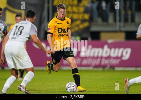 Kerkrade, Niederlande. 26. August 2022. KERKRADE, NIEDERLANDE - 26. AUGUST: Xian Emmers von Roda JC während des niederländischen Keukenkampioendivisie-Spiels zwischen Roda JC und NAC Breda im Parkstad Limburg Stadion am 26. August 2022 in Kerkrade, Niederlande (Foto: Geert van Erven/Orange Picics) Quelle: Orange Pics BV/Alamy Live News Stockfoto