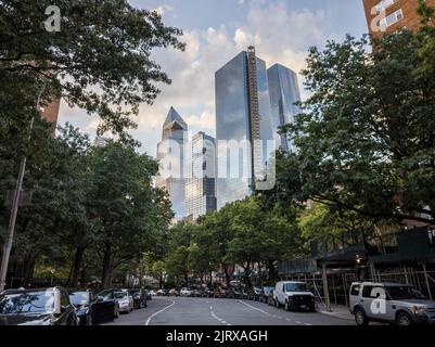 Hudson Yards Area Development in New York am Mittwoch, 10. August 2022. (© Richard B. Levine) Stockfoto