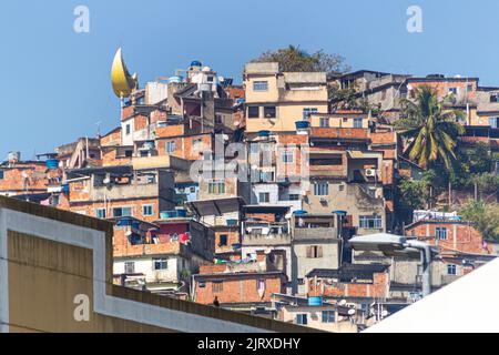 Hügel der Vorsehung erster Slum in der Stadt rio de janeiro. Stockfoto