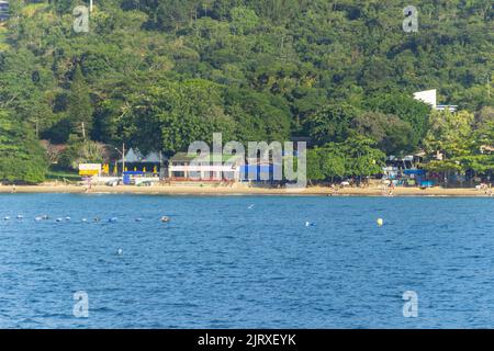 Orange Strand in Balneario camboriu in santa catarina brasilien Stockfoto