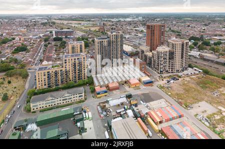 Kreuzung West Southall, London Borough of Ealing Stockfoto