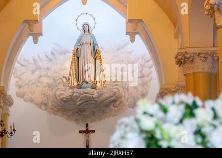 In der Kapelle der Kirche Unsere Liebe Frau von den Grazien in Botafogo Rio de Janeiro Brasilien Stockfoto