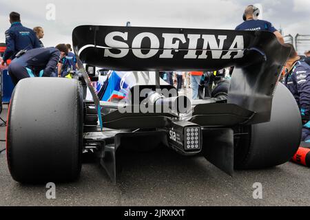 Mogyorod, Ungarn. Juli 31. 2022. Formel 1 großer Preis von Ungarn in Hungaroring, Ungarn. Im Bild: Williams Racing FW44 am Start Stockfoto