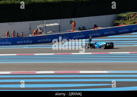 Course F2 GP FRANCE 2022, Le Castellet, FRANKREICH, 24/07/2022 Florent 'MrCrash' B. Stockfoto