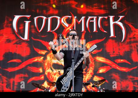 GODSMACK HELLFEST, Clisson, FRANKREICH, 21/06/2019 Florent 'MrCrash' B. Stockfoto