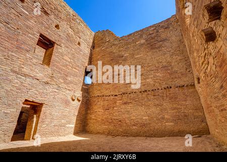 Pueblo Bonito, Chaco Culture National Historic Park, New Mexico, USA Stockfoto