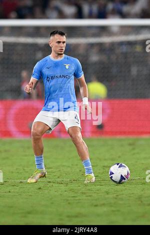 Rom, Italien. 26. August 2022. Patric of SS Lazio during Football Serie A Match, Stadio Olimpico, Lazio V Inter, 26. August 2022 (Foto von AllShotLive/Sipa USA) Credit: SIPA USA/Alamy Live News Credit: SIPA USA/Alamy Live News Stockfoto