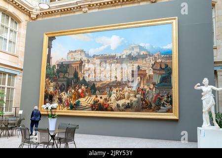 „Le Martyre de Sainte Agnès“ in der Eingangshalle des Museums der Schönen Künste von Rouen, Normandie, Frankreich Stockfoto