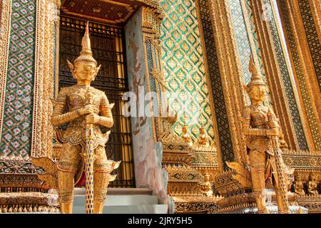 Phra Mondop Eingang in den großen Palast, Bangkok, Thailand Stockfoto