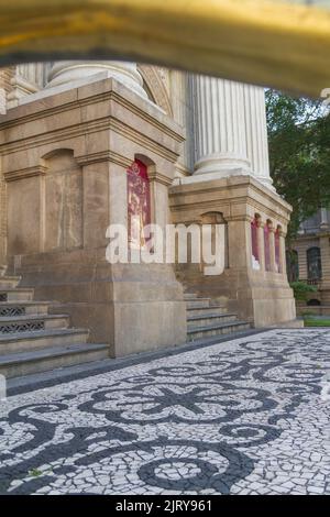 Eingang des Stadttheaters in rio de janeiro Brasilien Stockfoto