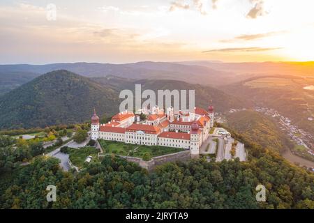 Kloster Gottweig in Wachau. Schönes Wahrzeichen in Niederösterreich, Europa im Sommer. Stockfoto