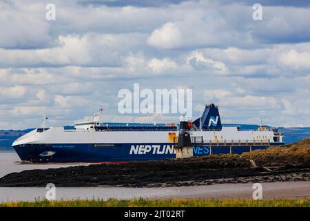 Neptune Dynamis auf dem Weg ins Meer Stockfoto