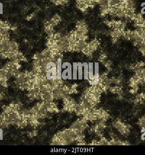 Camouflage Muster Hintergrund. Klassische Kleidung Stil Maskierung camo wiederholen Stock Vektor