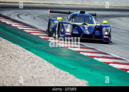 10 HUNT Freddie (gbr), LLOVERAS Xavier (Spa), VAN BERLO Glen (nld), Eurointernational, Ligier JS P320 - Nissan, Aktion während der 4 Stunden von Barcelona 2022, 4. Lauf der 2022 European Le Mans Series auf dem Circuit de Barcelona-Catalunya vom 26. Bis 28. August in Barcelona, Spanien - Foto Xavi Bonilla / DPPI Stockfoto